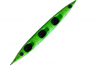 Каяк BR - 12, трёхместная модель посадки "sit-in"