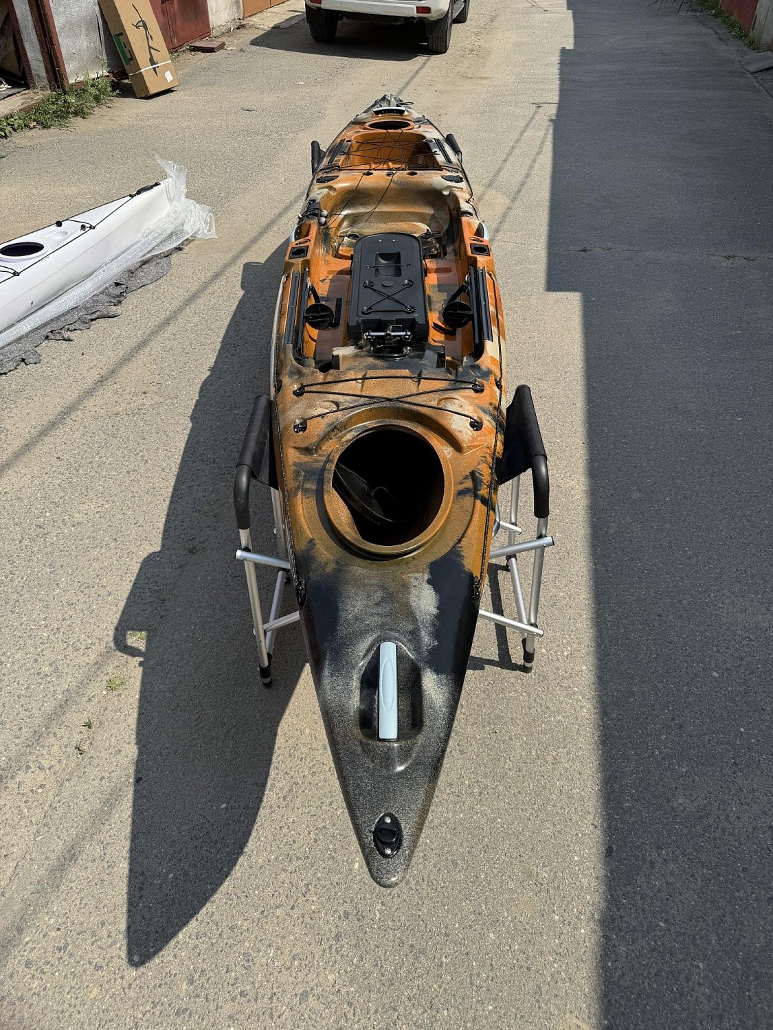 Каяк Liker Angler 4.3 , одноместная модель посадки "sit-on-top" | Интернет-магазин MIXKAYAK